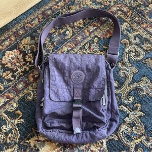 Kipling Purple Crossbody Messenger Bag